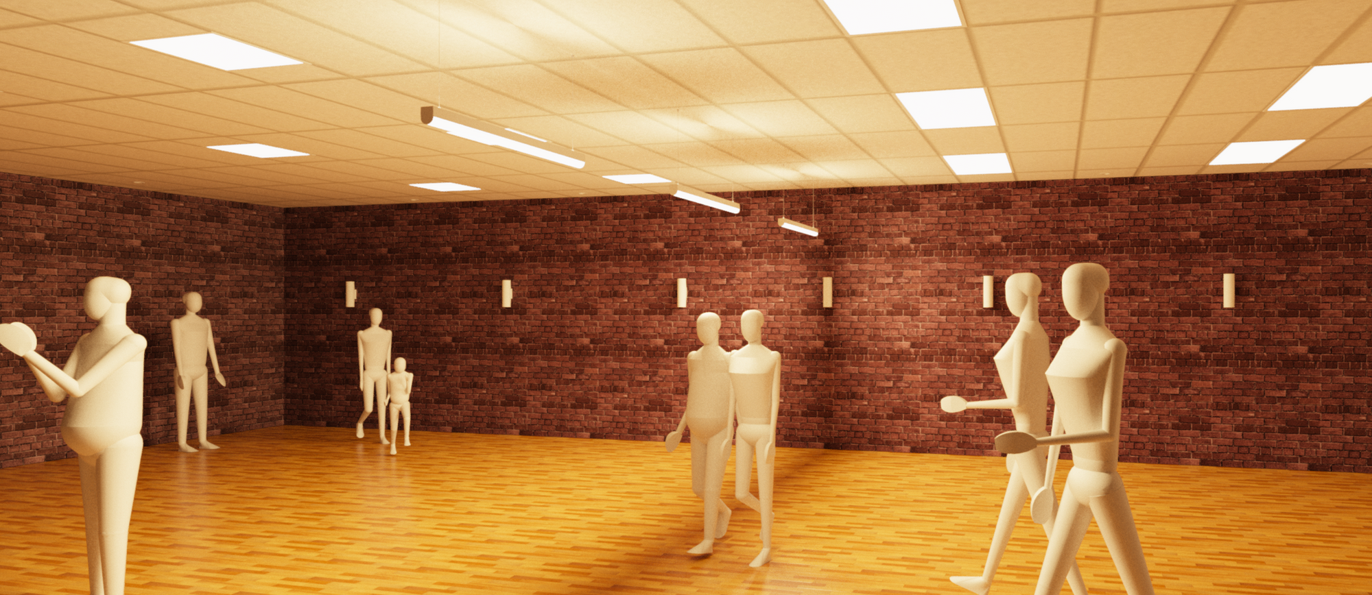 image showing rendered interior scene from Revit.