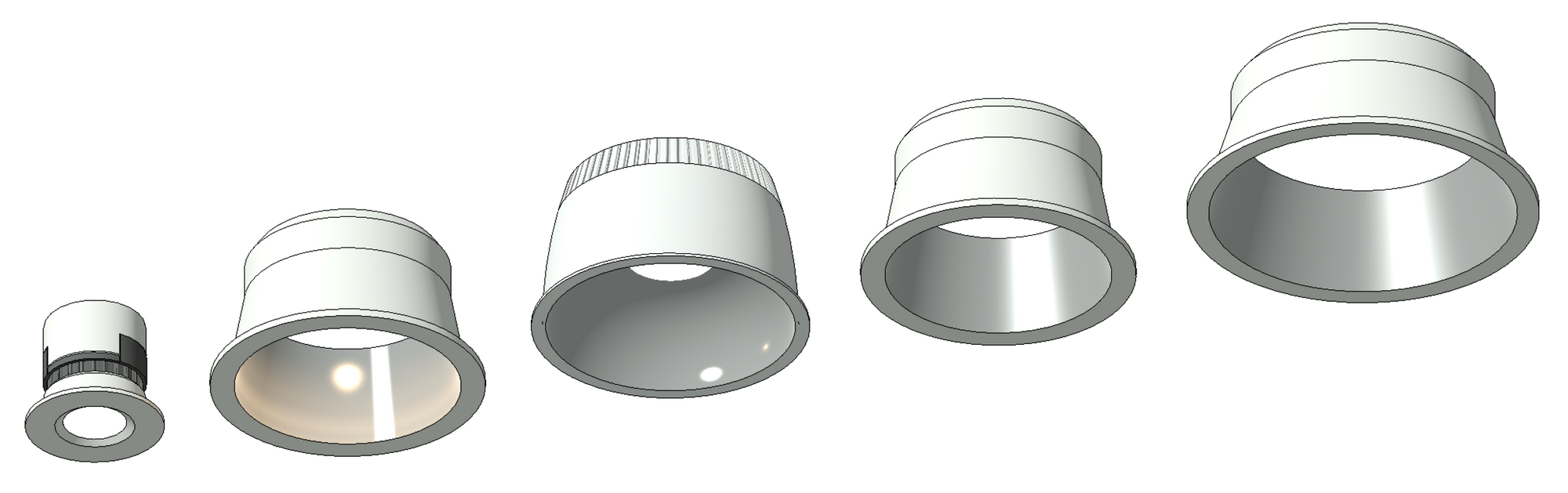 Image showing downlights from underside.