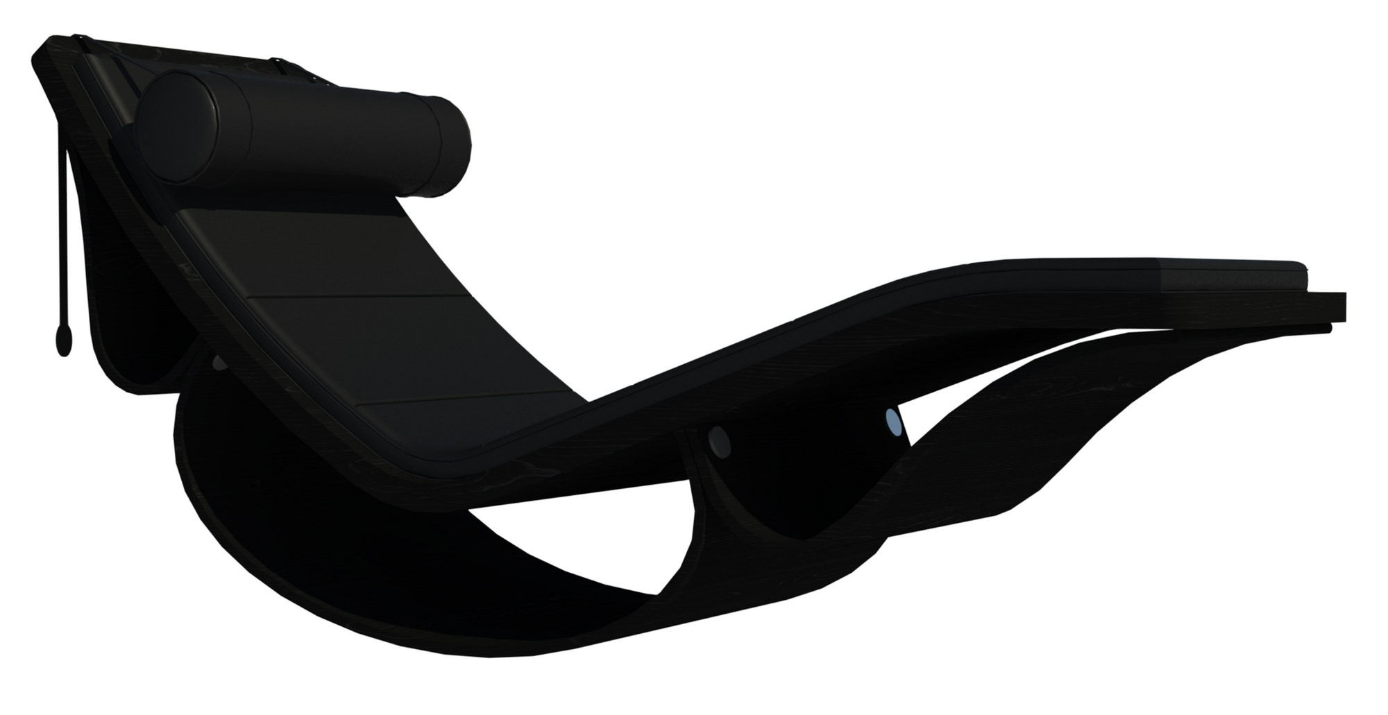Revit raytrace showing the Rio chaise lounge chair.