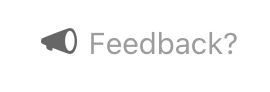Look for the “Feedback?” icon at the top of any page on the Kinship website.
